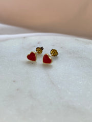 Ezüst Szív Fülbevaló