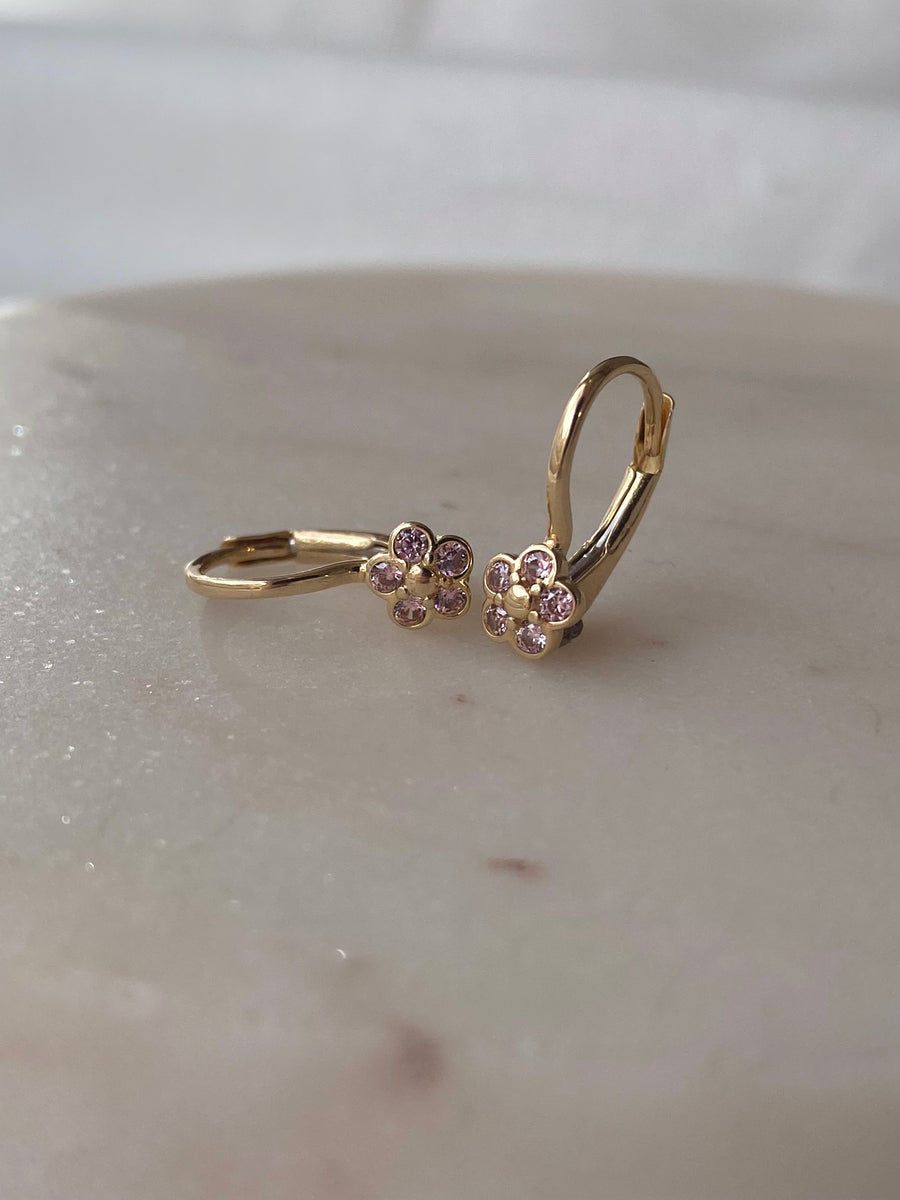 Barackfa virág fülbevaló