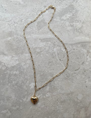 Nagy Szemes Szív Nyaklánc