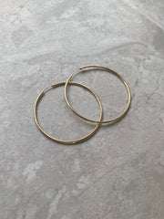 Cső karika fülbevaló