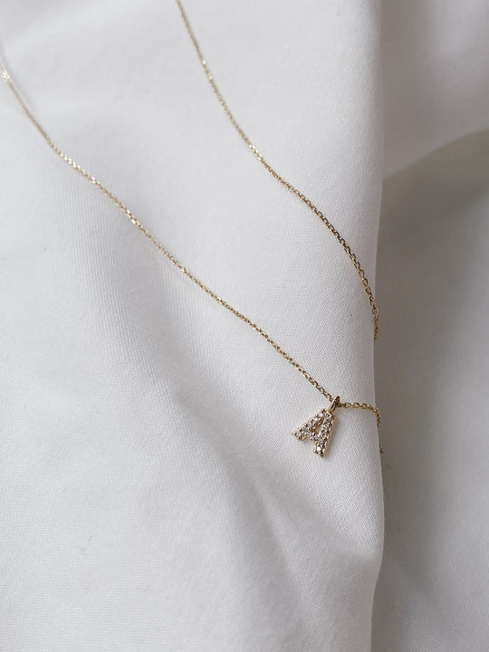 LETTER OF LOVE egyedi teli köves nyaklánc