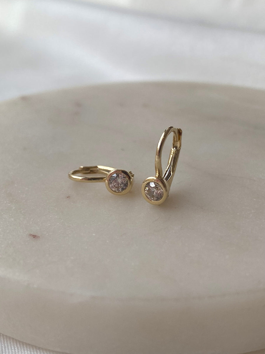 Cirkónia Köves fülbevaló