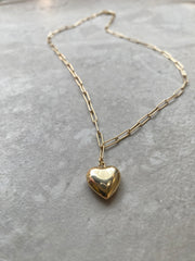 Nagy Szemes Szív Nyaklánc