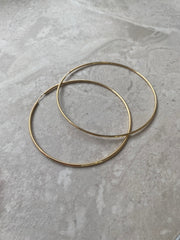 Cső karika fülbevaló