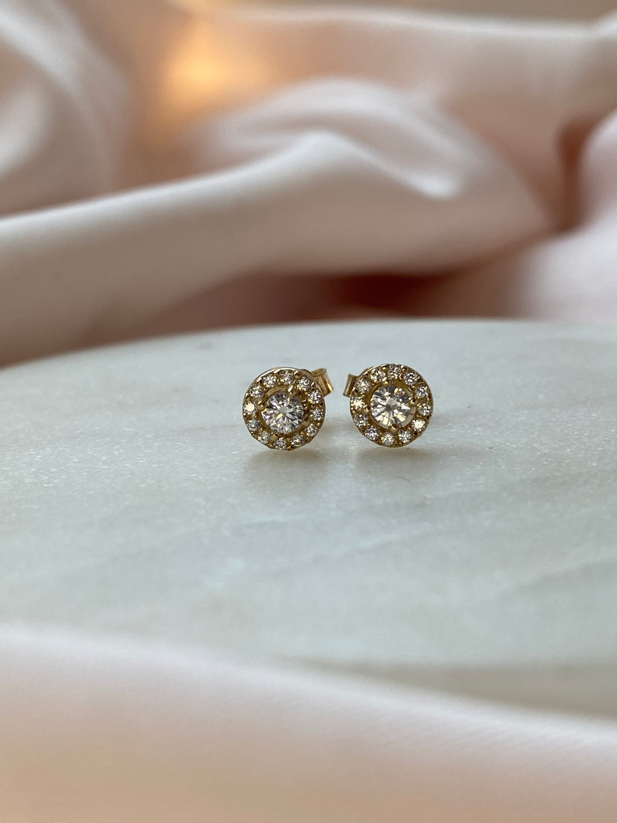 Cirkónia köves fülbevaló