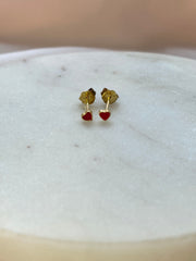 Ezüst Szív Fülbevaló