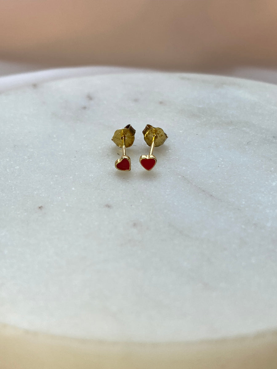 Ezüst Szív Fülbevaló