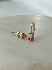 Cseresznye fülbevaló