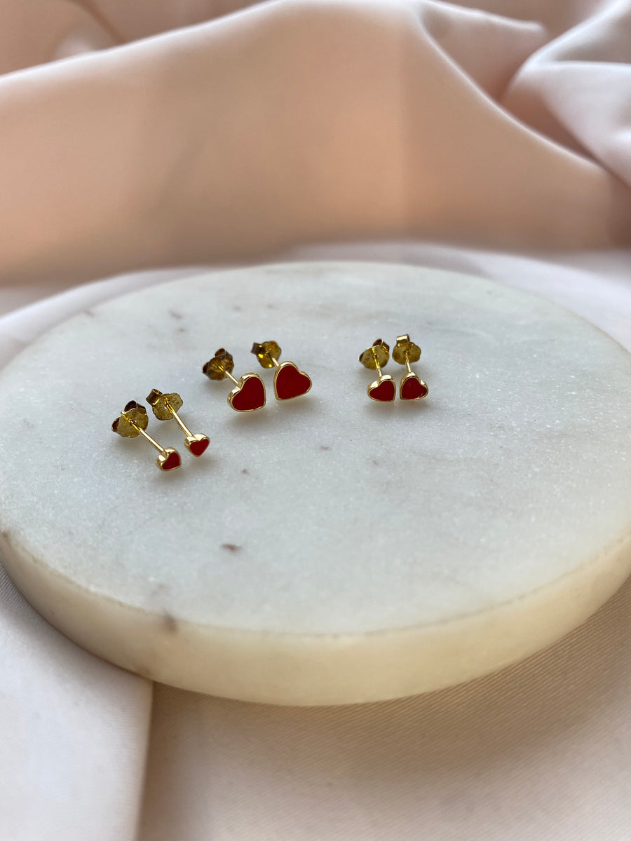 Ezüst Szív Fülbevaló