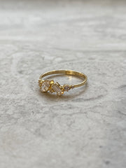 Jégkristály köves gyűrű