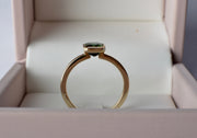 Lebegő Zöld Turmalin Gyűrű