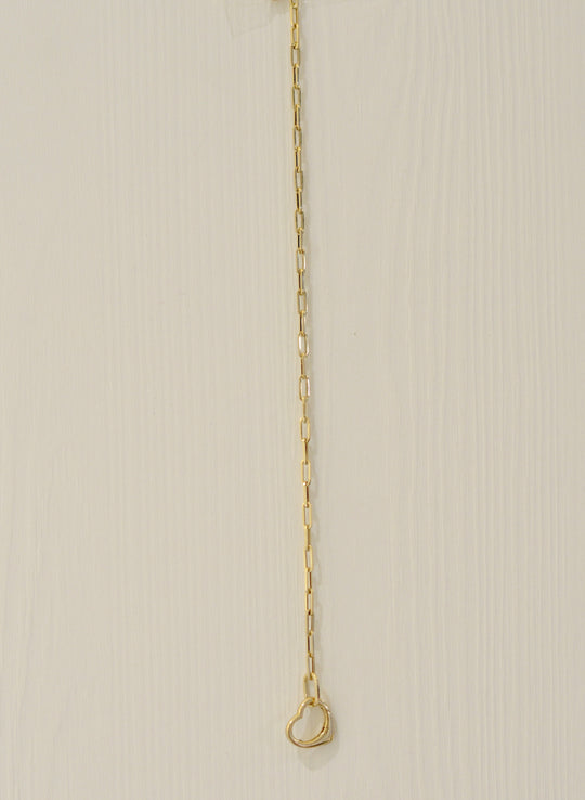 Szív záras nyaklánc és karkötő szett