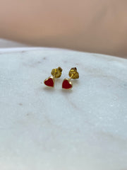 Ezüst Szív Fülbevaló