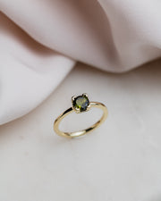Zöld Turmalin Gyűrű