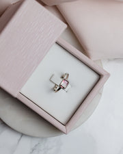 Rózsaszín Turmalin Gyűrű